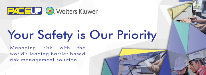 Pace Up and Wolters Kluwer banner